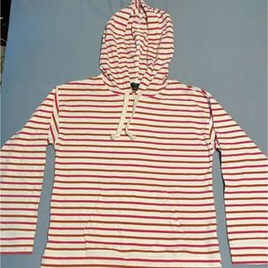 J. Crew oversized hoodie with pockets.